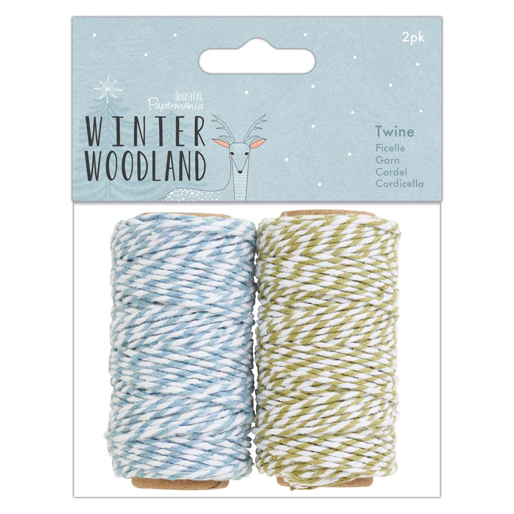 Papermania Winter Woodland Twine 20m (2pk)