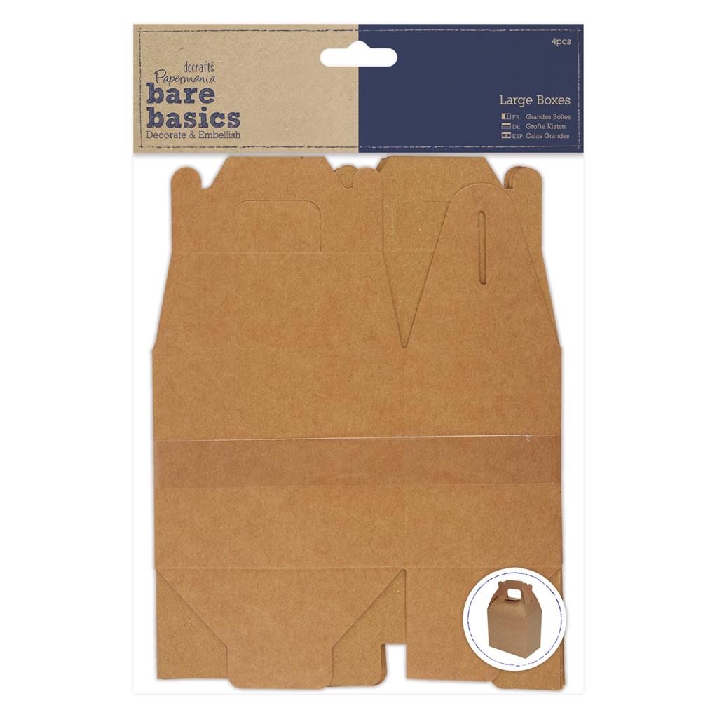 Bare Basics Large Boxes (4pc)