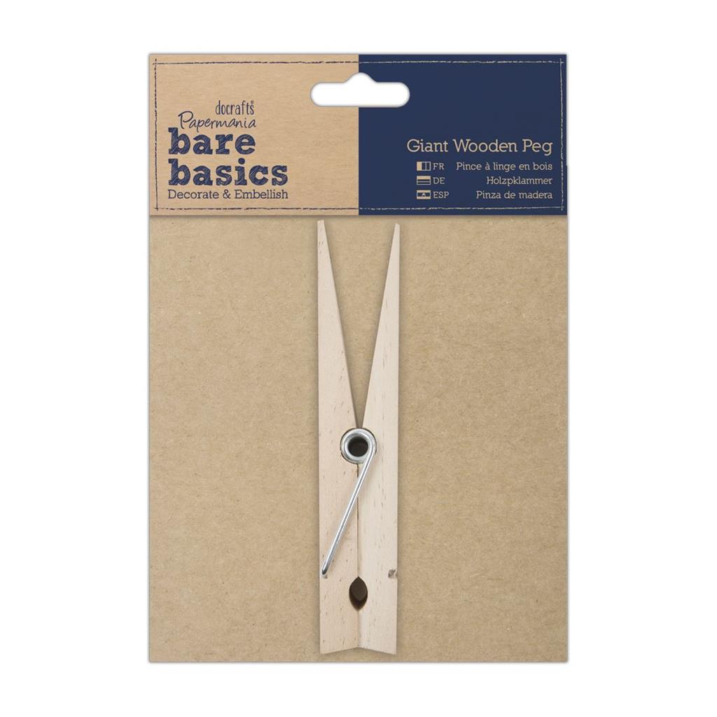 Bare Basics Giant Wooden Peg (Single)