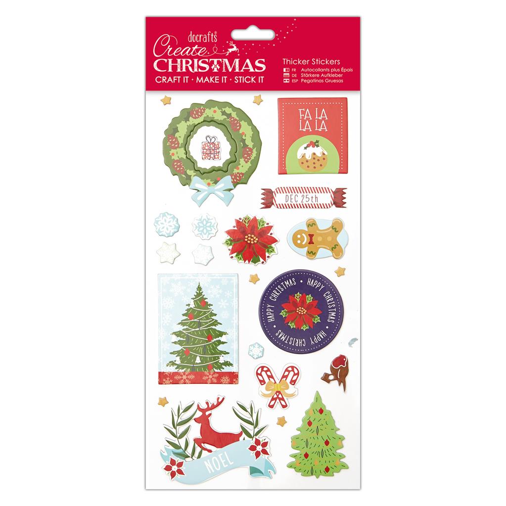 Create Christmas Thicker Stickers - Christmas Icons