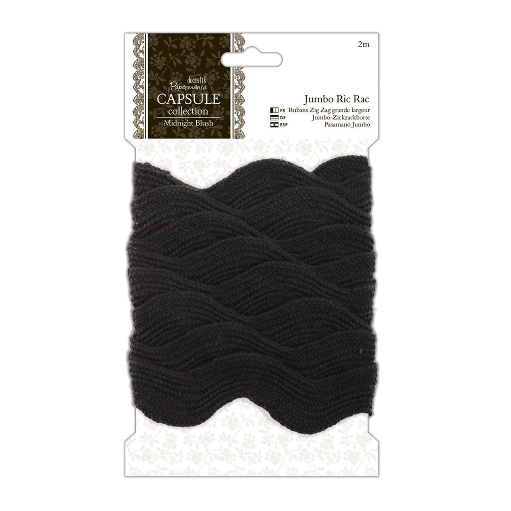 Papermania Capsule Midnight Blush 2m Jumbo Ric Rac