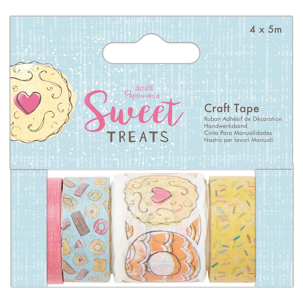 Papermania Sweet Treats Craft Tape (4 x 5m)