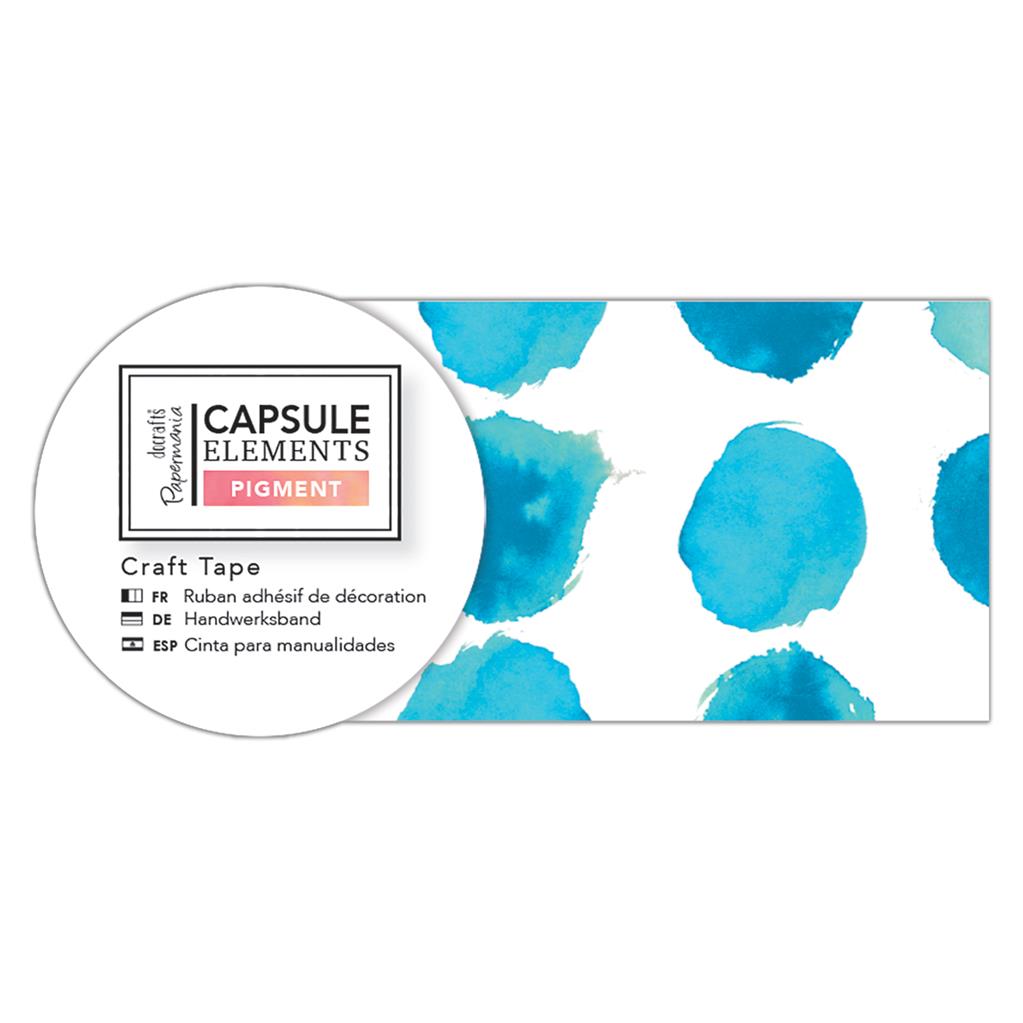 Papermania Capsule Elements Pigment Craft Tape - Blue Dot 3m