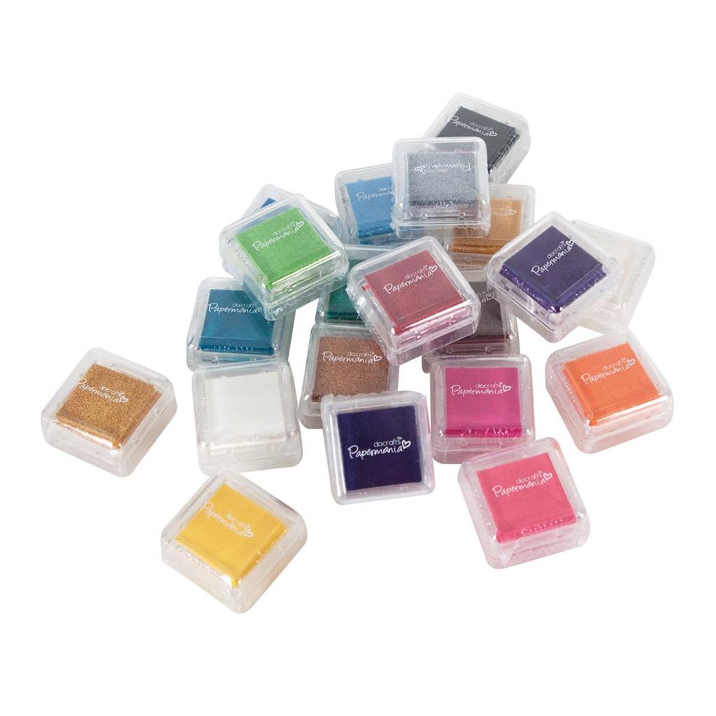 Papermania Mini Ink Pads Dye Based (20pk)