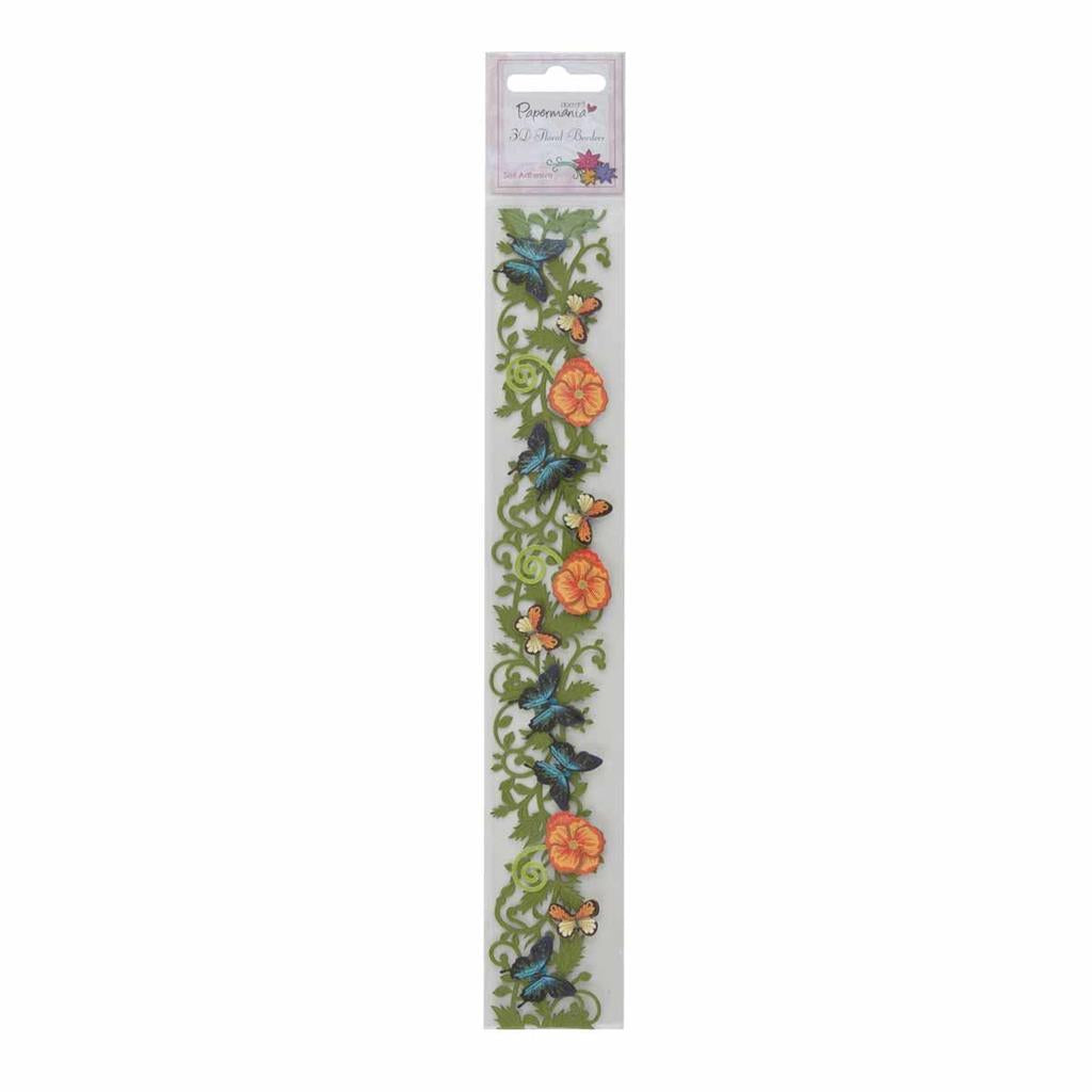 Papermania 3D Flower Borders - Butterflies