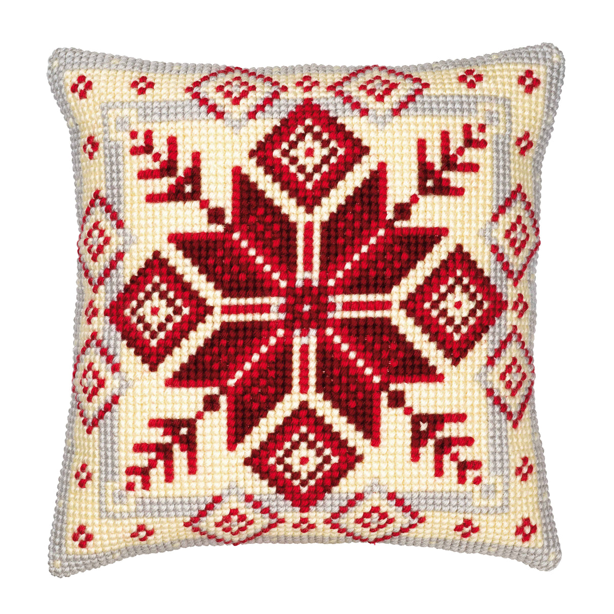 Vervaco Cross Stitch Kit 40cm Cushion Cover - Geometric 1