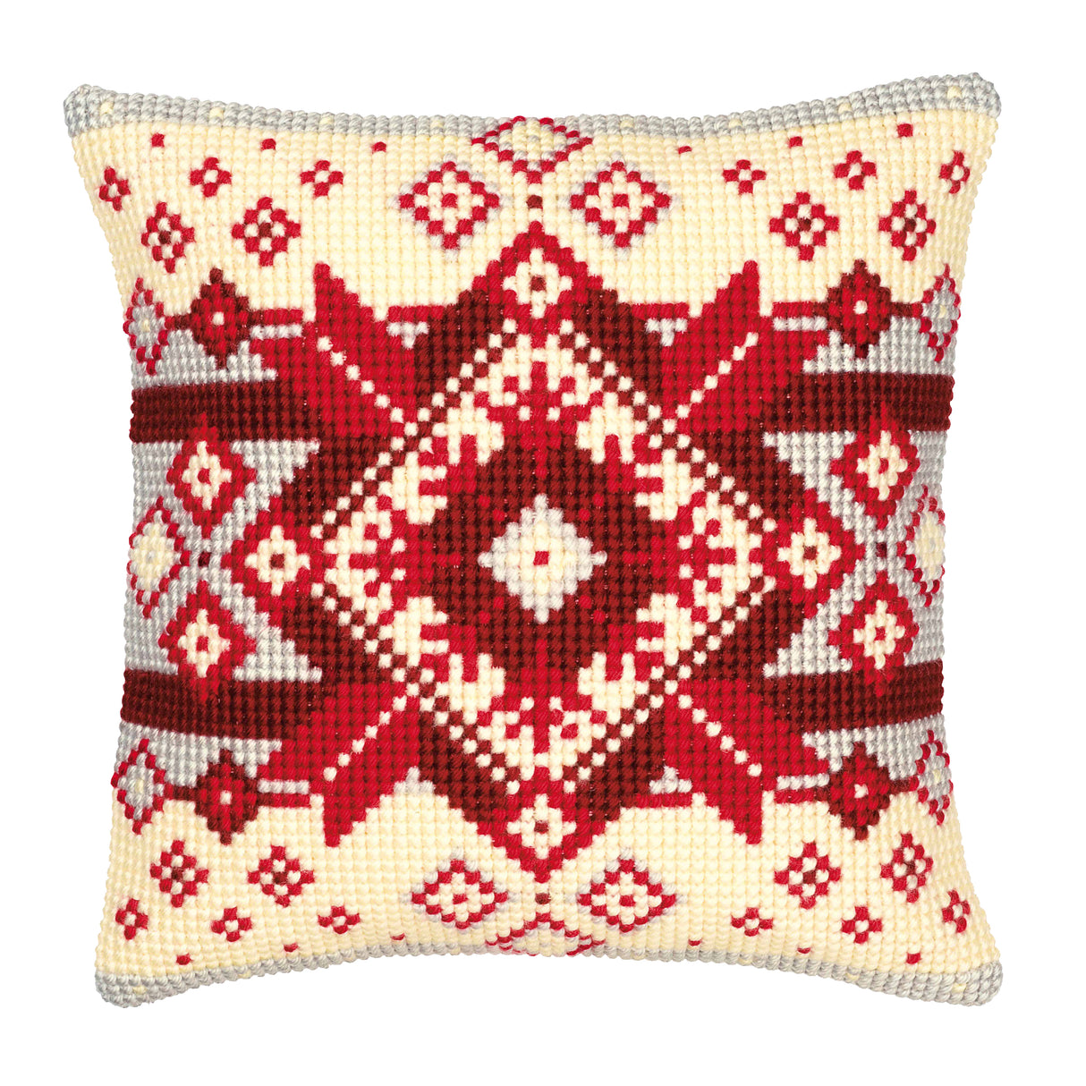 Vervaco Cross Stitch Kit 40cm Cushion Cover - Geometric 2