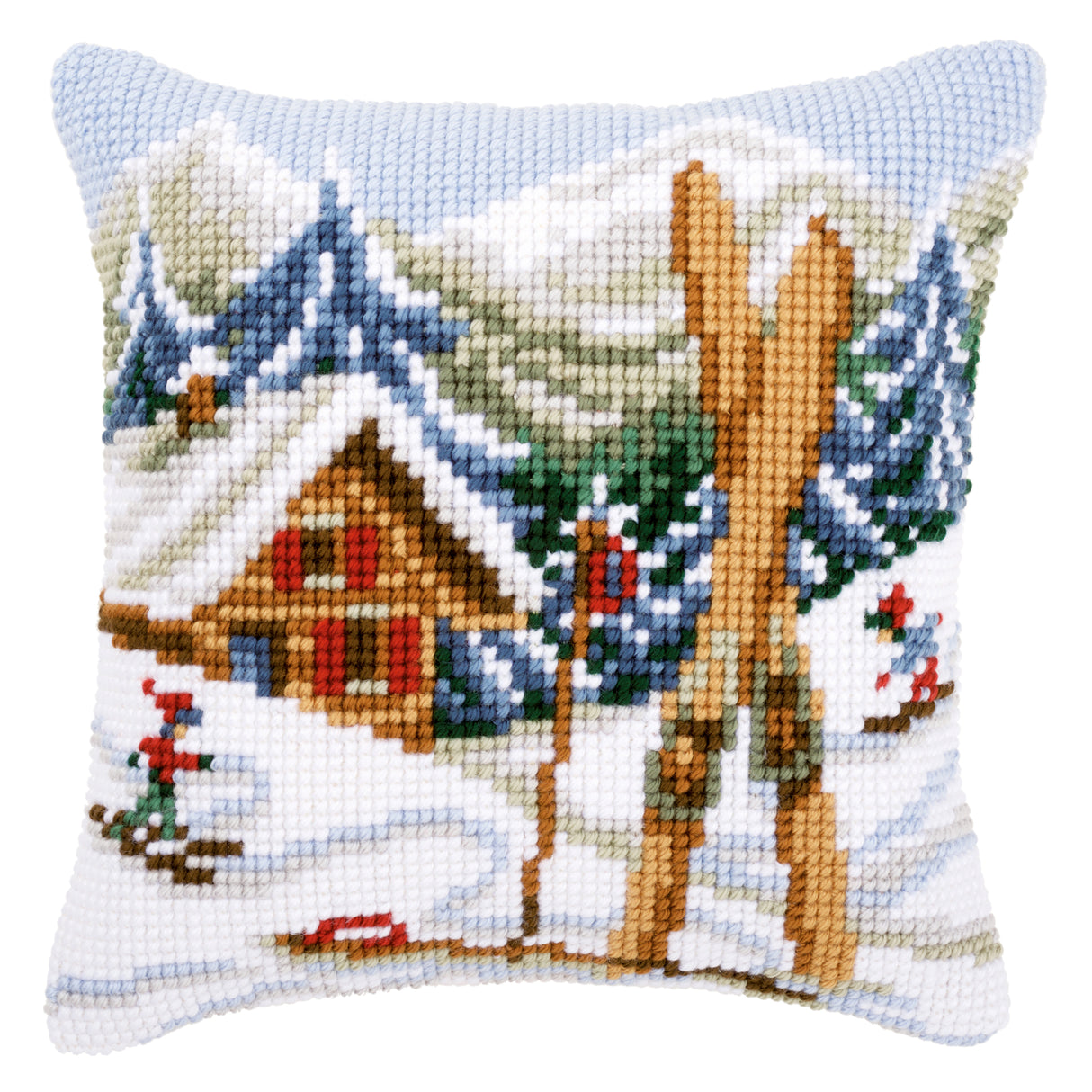 Vervaco Cross Stitch Kit 40cm Cushion Cover - Snow Fun