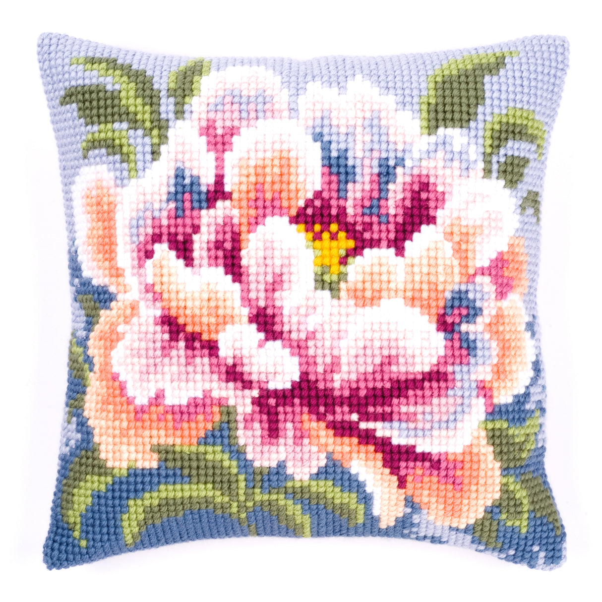 Vervaco Cross Stitch Kit 40cm Cushion Cover - Peony 2