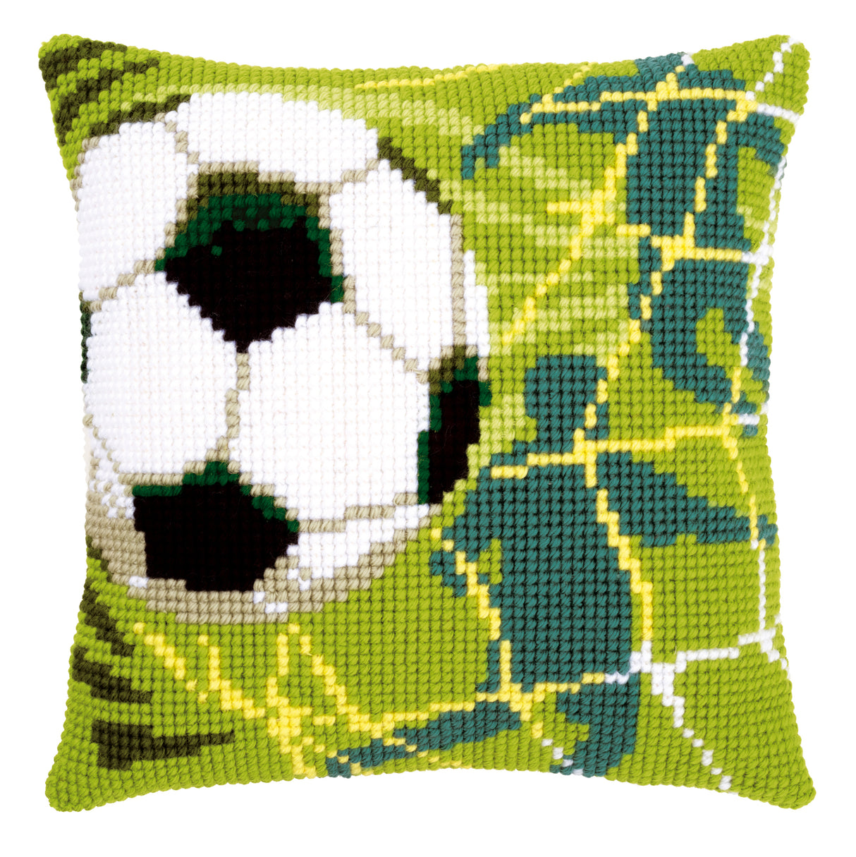 Vervaco Cross Stitch Kit 40cm Cushion Cover - Football