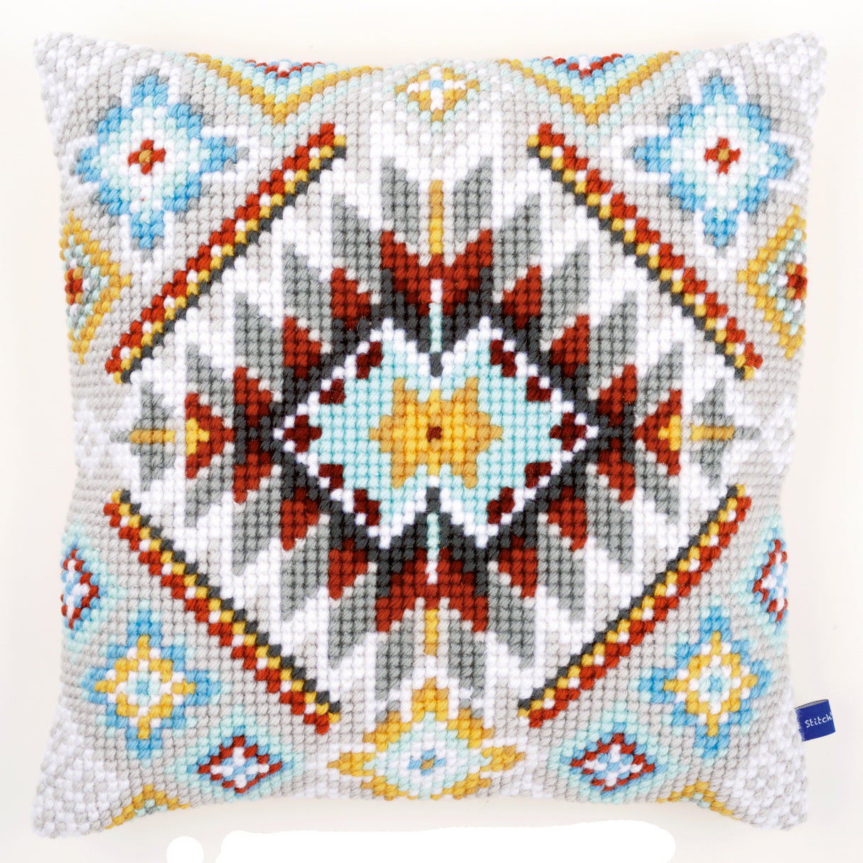 Vervaco Cross Stitch Kit 40cm Cushion Cover - Cushion: Ethnic