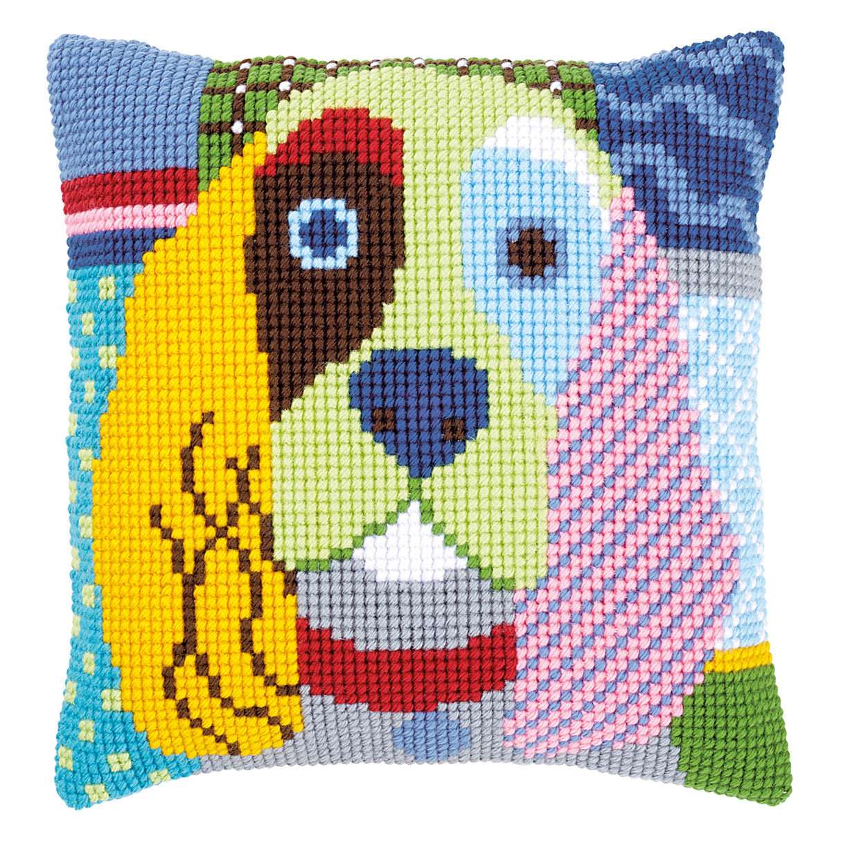 Vervaco Cross Stitch Kit 40cm Cushion Cover - Modern Dog