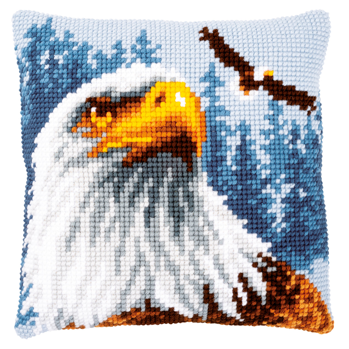 Vervaco Cross Stitch Kit 40cm Cushion Cover - Eagle