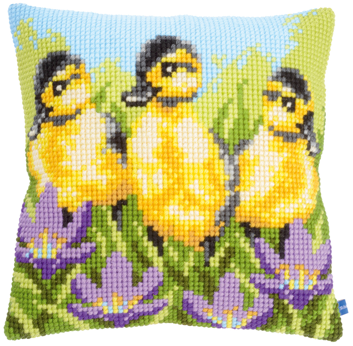 Vervaco Cross Stitch Kit 40cm Cushion Cover - Ducklings