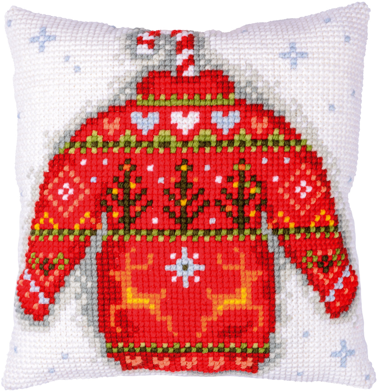 Vervaco Cross Stitch Kit 40cm Cushion Cover - Christmas Sweater
