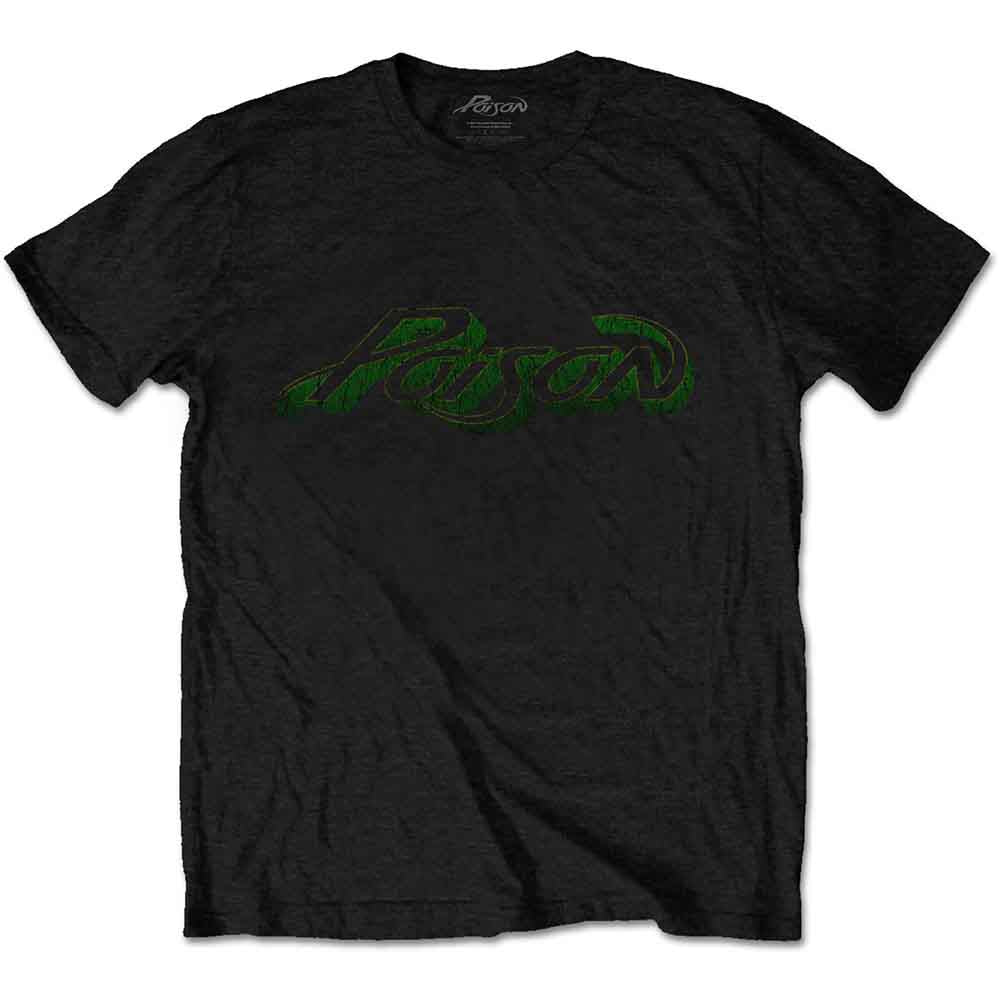 Poison Men's T-Shirt Vintage Logo (M)