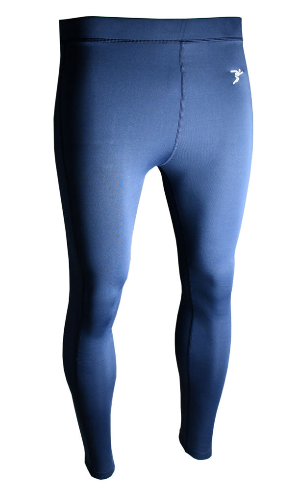 Precision Essential Baselayer Leggings Adult - Navy Blue - 36"-38" (L)