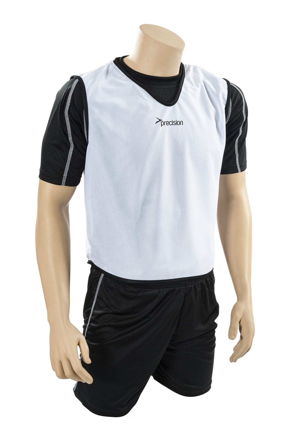 Precision Mesh Training Bib Adult (White)