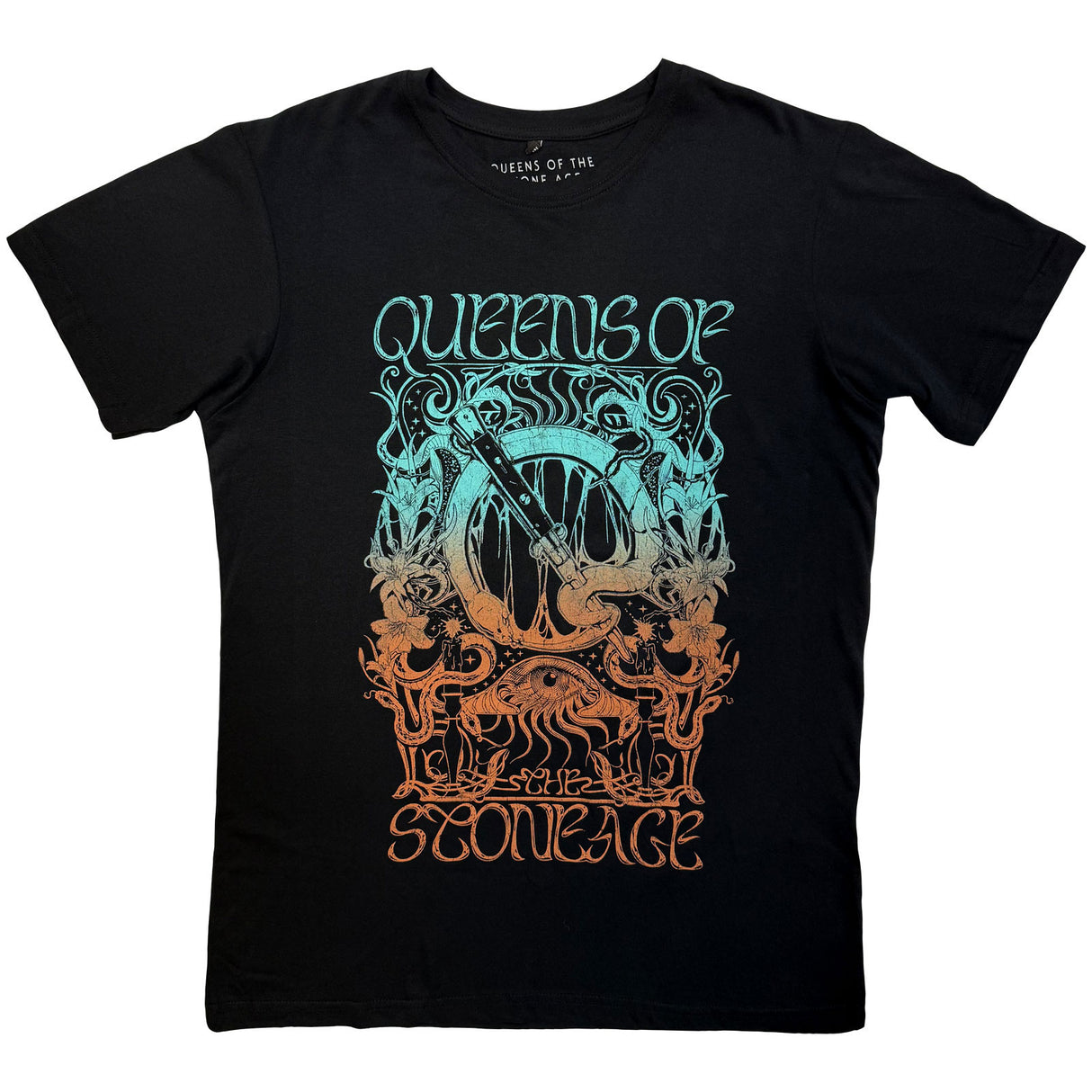 Queens Of The Stone Age Unisex Carbon T-Shirt  Montage Black (XL)