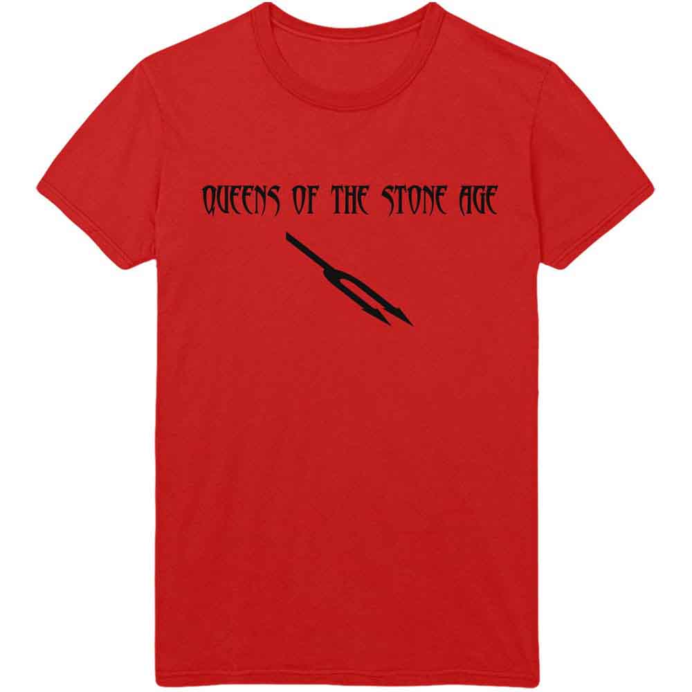 Queens Of The Stone Age Unisex T-Shirt Deaf Songs Red (L)