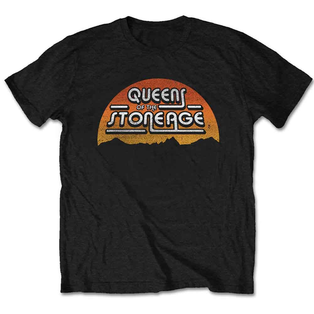 Queens Of The Stone Age Unisex T-Shirt Sunrise Black (S)