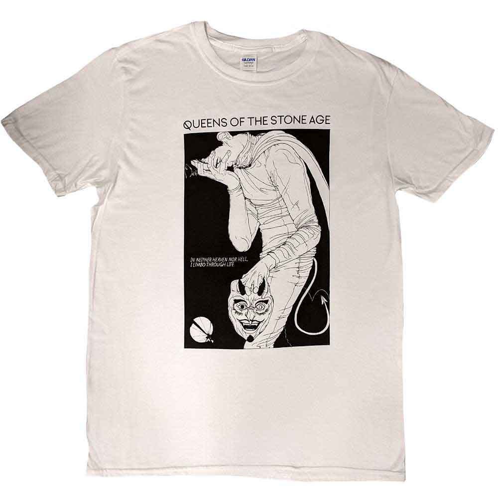 Queens Of The Stone Age Unisex T-Shirt Limbo White (XL)