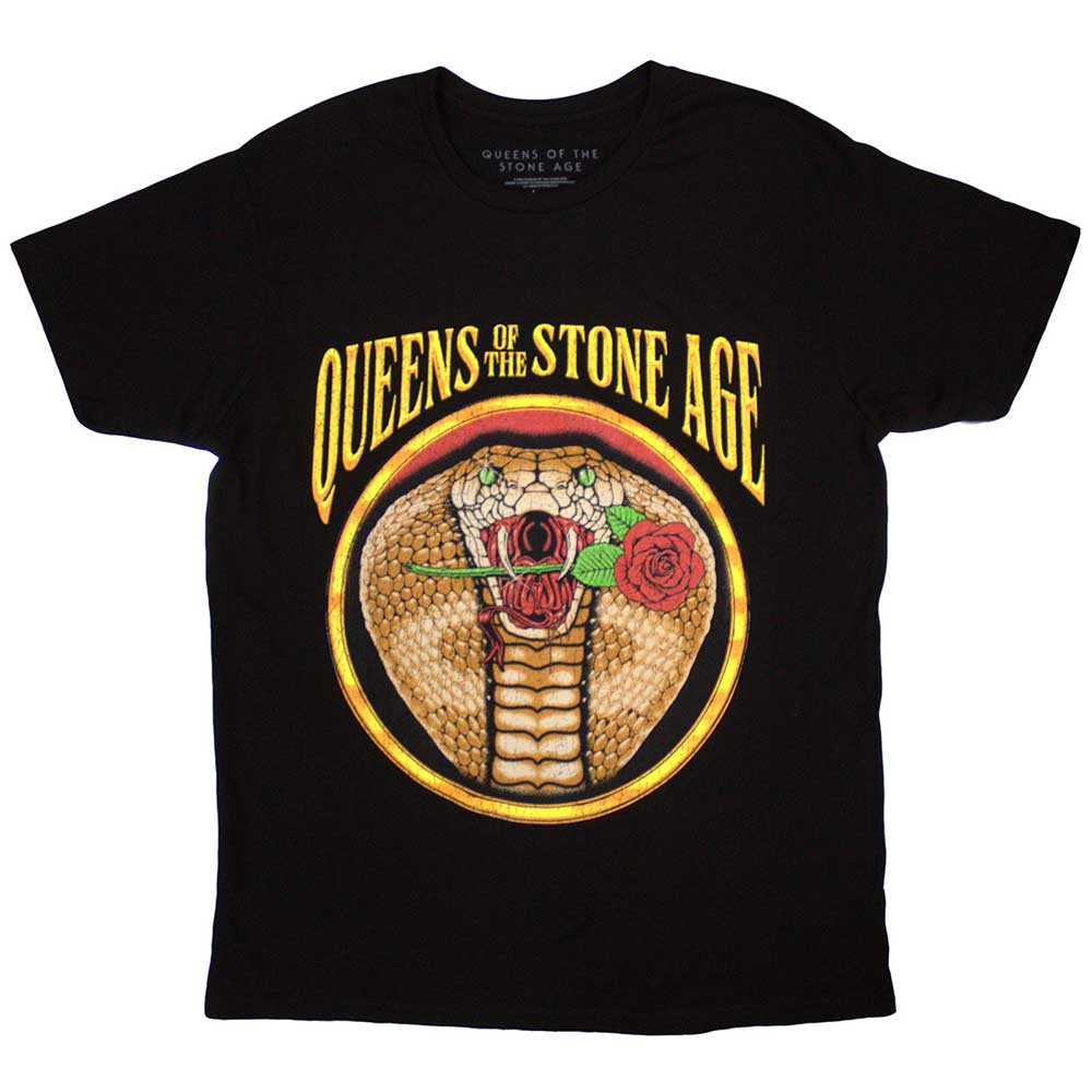 Queens Of The Stone Age Unisex T-Shirt Cobra Black (XXL)