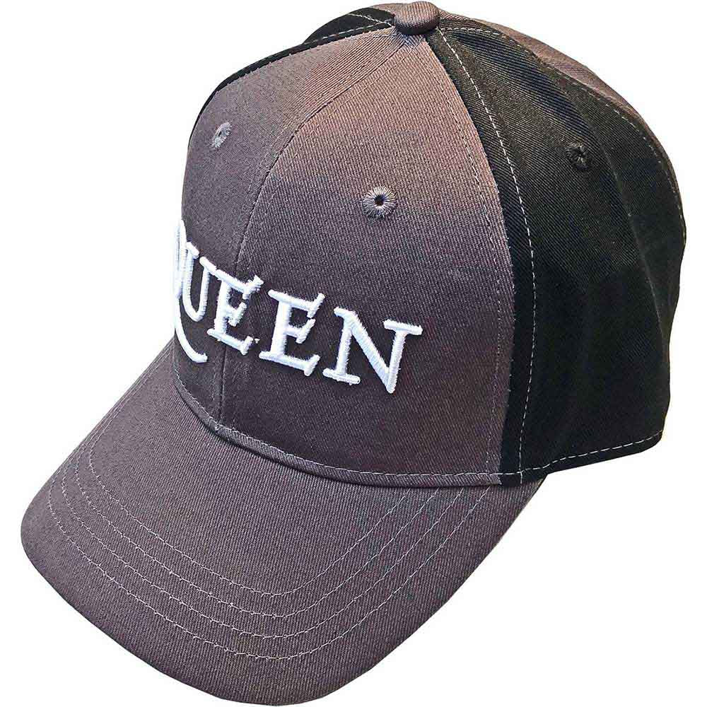 Queen Unisex Baseball Cap Logo Charcoal Grey/Black