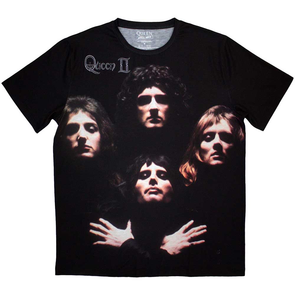 Queen Unisex Sublimation T-Shirt Bo Rhap Classic Black (XL)