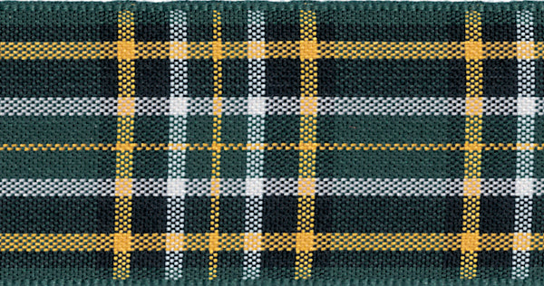 Berisfords Tartan Ribbon 25mm x 25m Irish National (1pc)