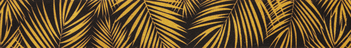 Berisfords Ribbon 25mm x 20m Palm Leaf Old Gold & Black (1pc)