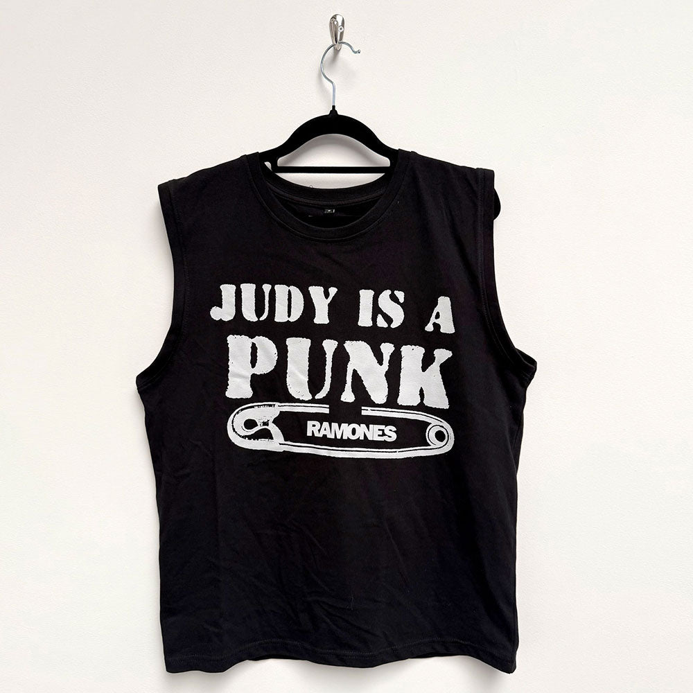 Ramones Unisex Tank T-Shirt Judy Black (M)