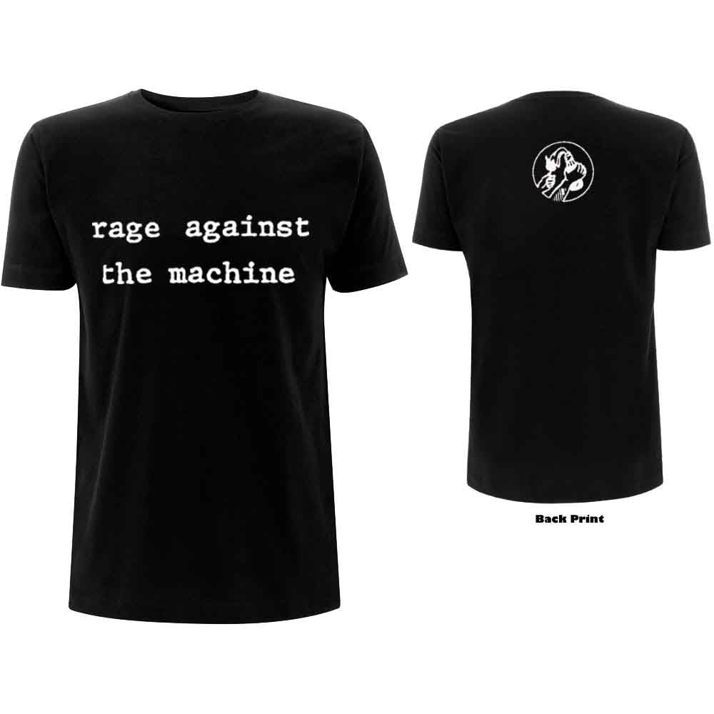 Rage Against The Machine Unisex T-Shirt Mototov (Back Print) Black (S)