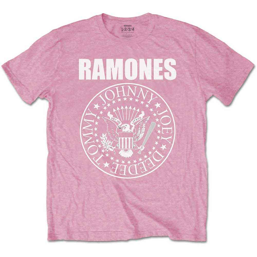 Ramones Kids T-Shirt Presidential Seal Pink (11-12yrs)