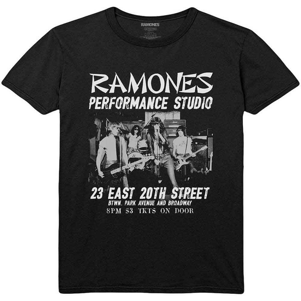 Ramones Unisex T-Shirt East Village Black (S)