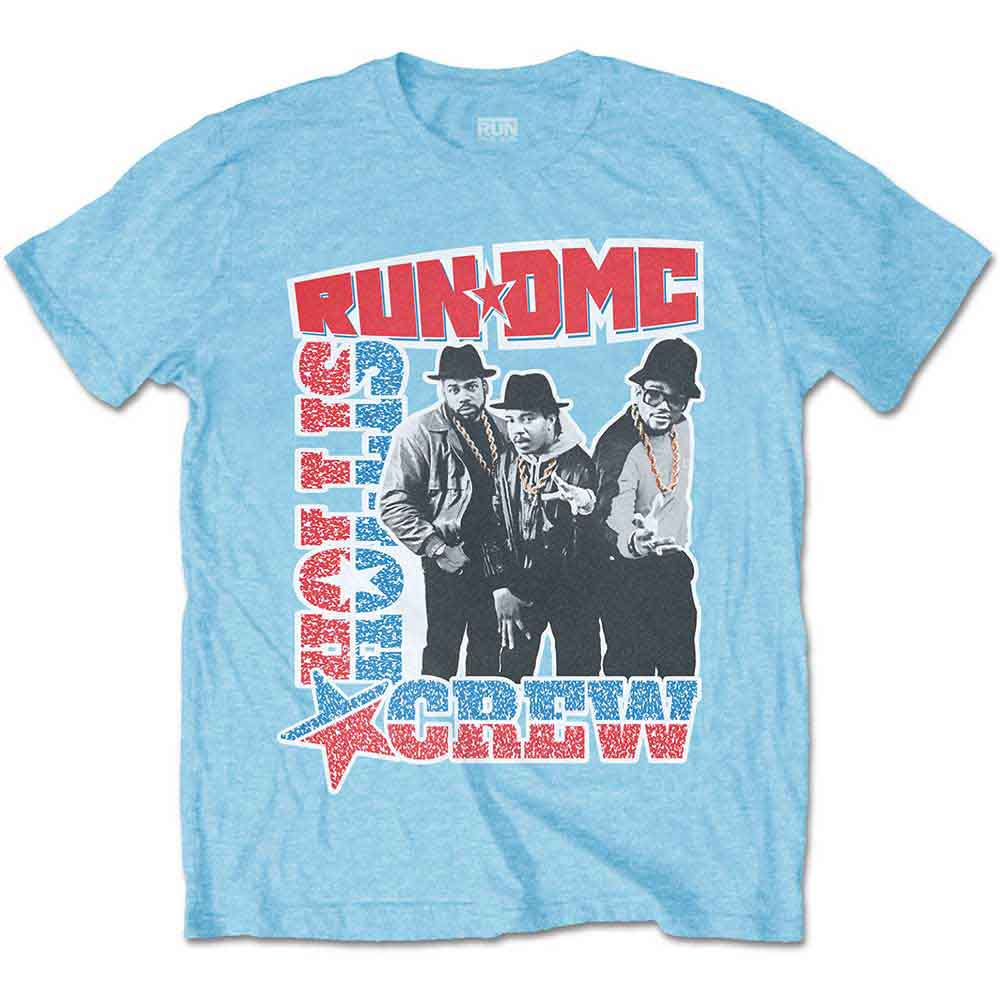 Run DMC Unisex T-Shirt Hollis Crew Blue (XXL)