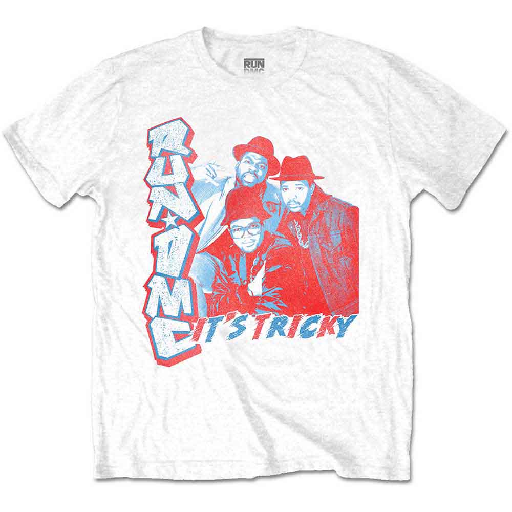 Run DMC Unisex T-Shirt It's Tricky White (XL)