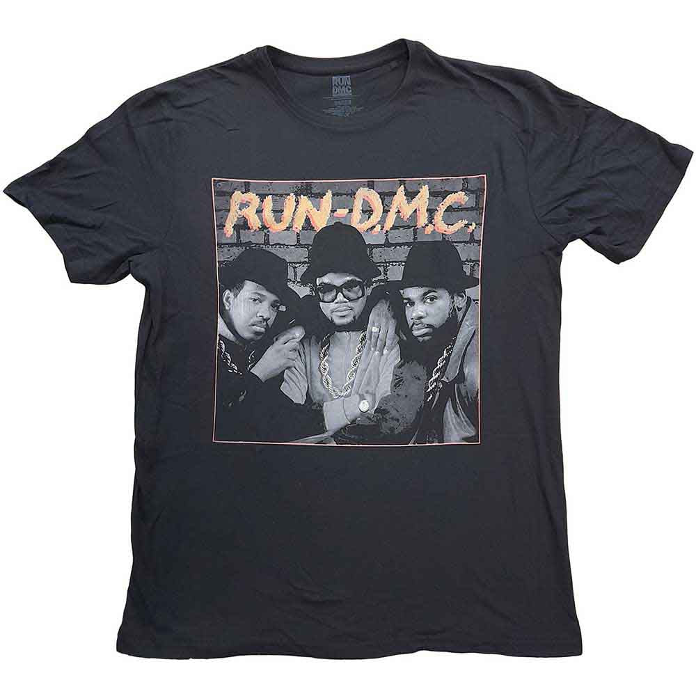 Run DMC Unisex T-Shirt B&W Photo Black (S)