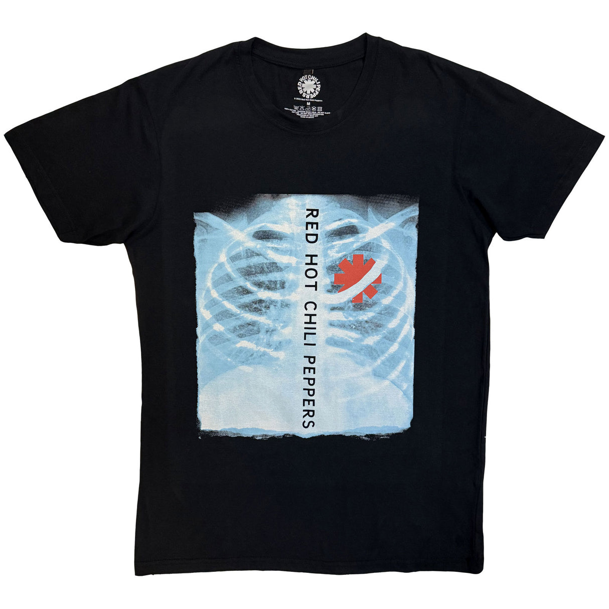 Red Hot Chili Peppers Unisex Carbon T-Shirt X-Ray Black (M)
