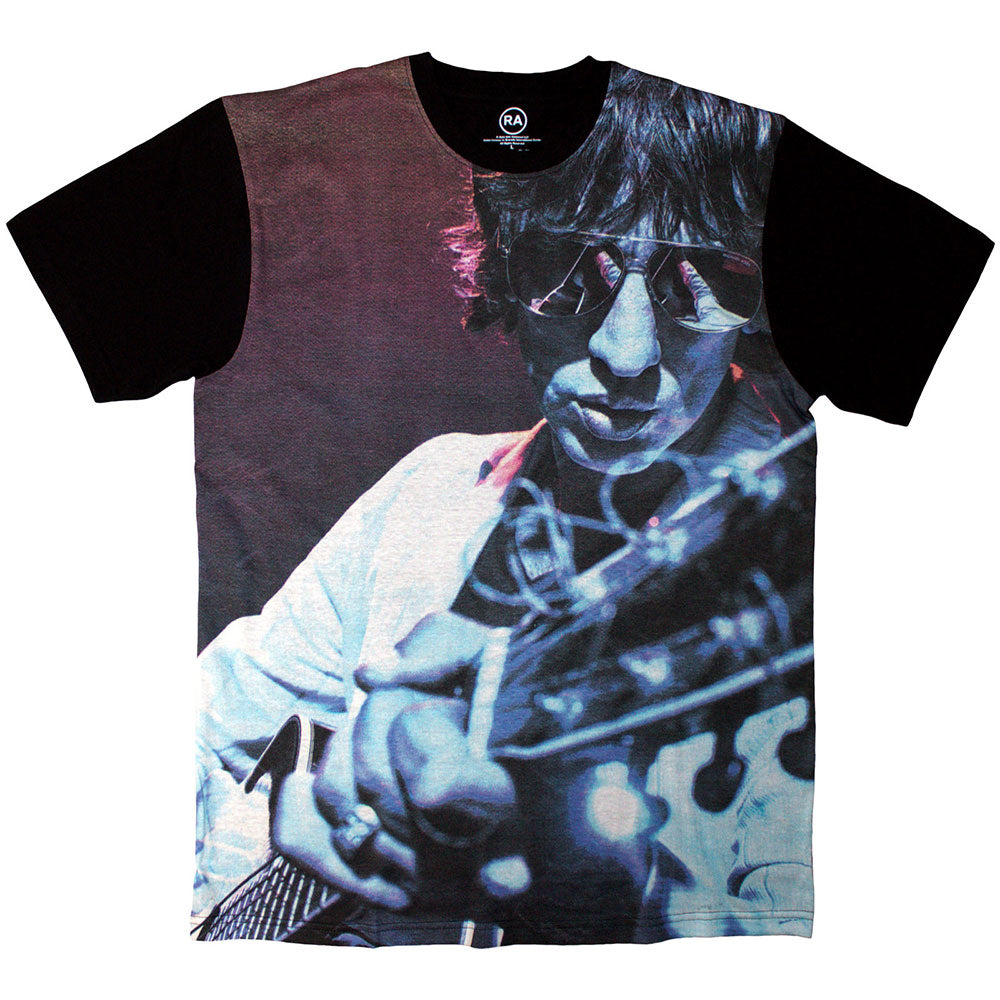 Richard Ashcroft Unisex T-Shirt Guitar (All Over Print) Black (S)