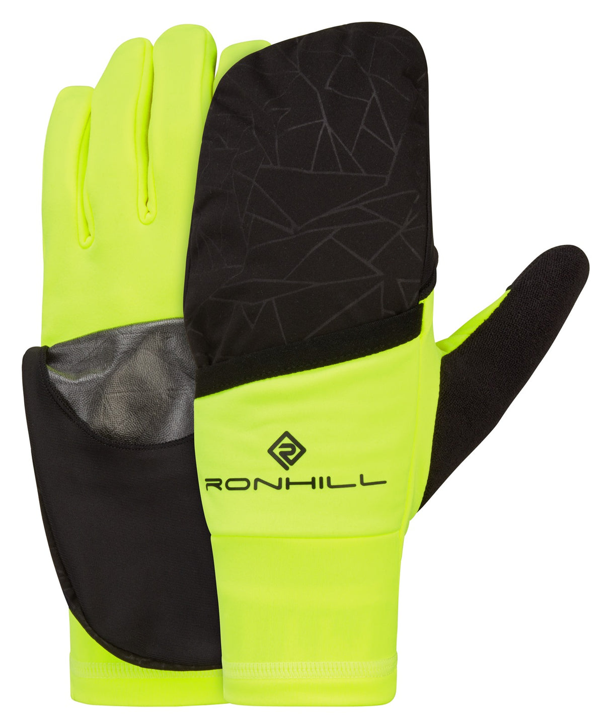 Ronhill Wind-Block Flip Glove Fluo Yellow (M)