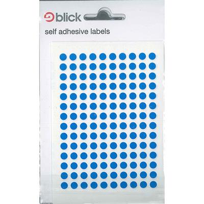 Blick Self Adhesive Labels Circles 5mm Blue (980pc)