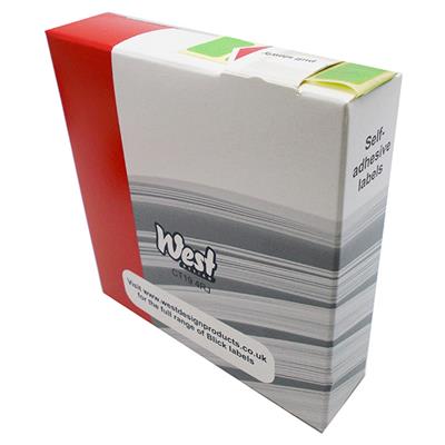 Blick Self Adhesive Labels 12mm x 18mm Green (1792pc) in Dispenser Pack