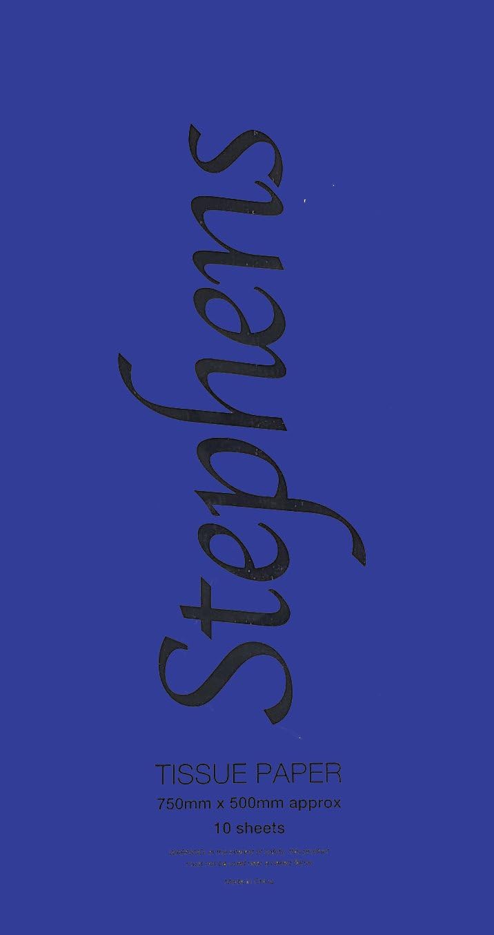 Stephens Tissue Paper Blue 750mm x 500mm 10shts