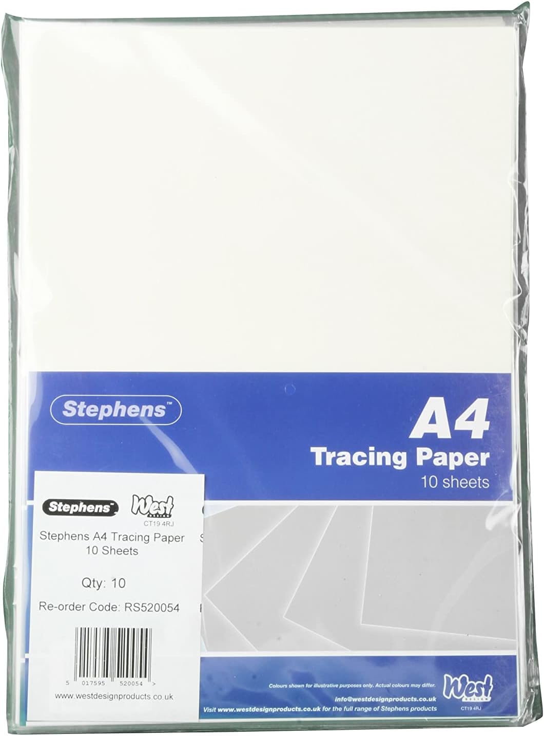 Stephens A4 Tracing Paper 45gsm 10shts