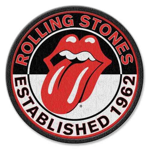 The Rolling Stones Standard Patch Est. 1962 with Iron On Finish
