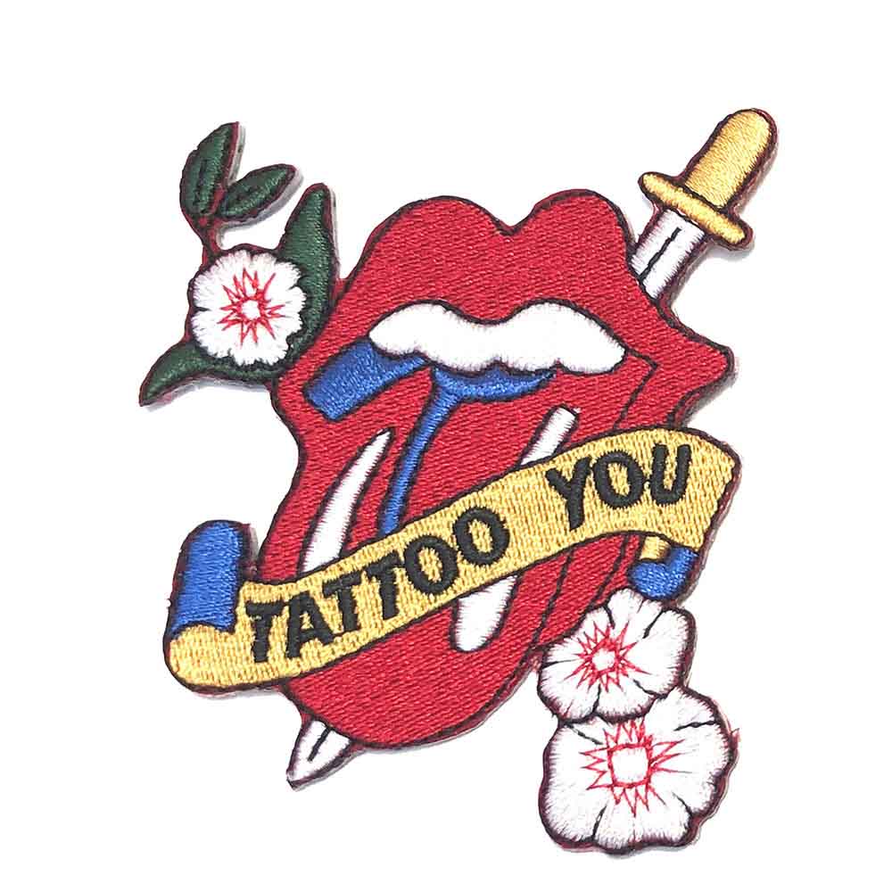 The Rolling Stones Medium Patch Tattoo You