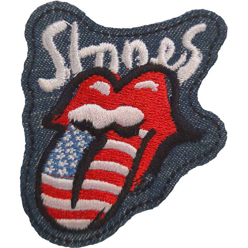 The Rolling Stones Standard Patch Filter Flag Tongue Sew-On