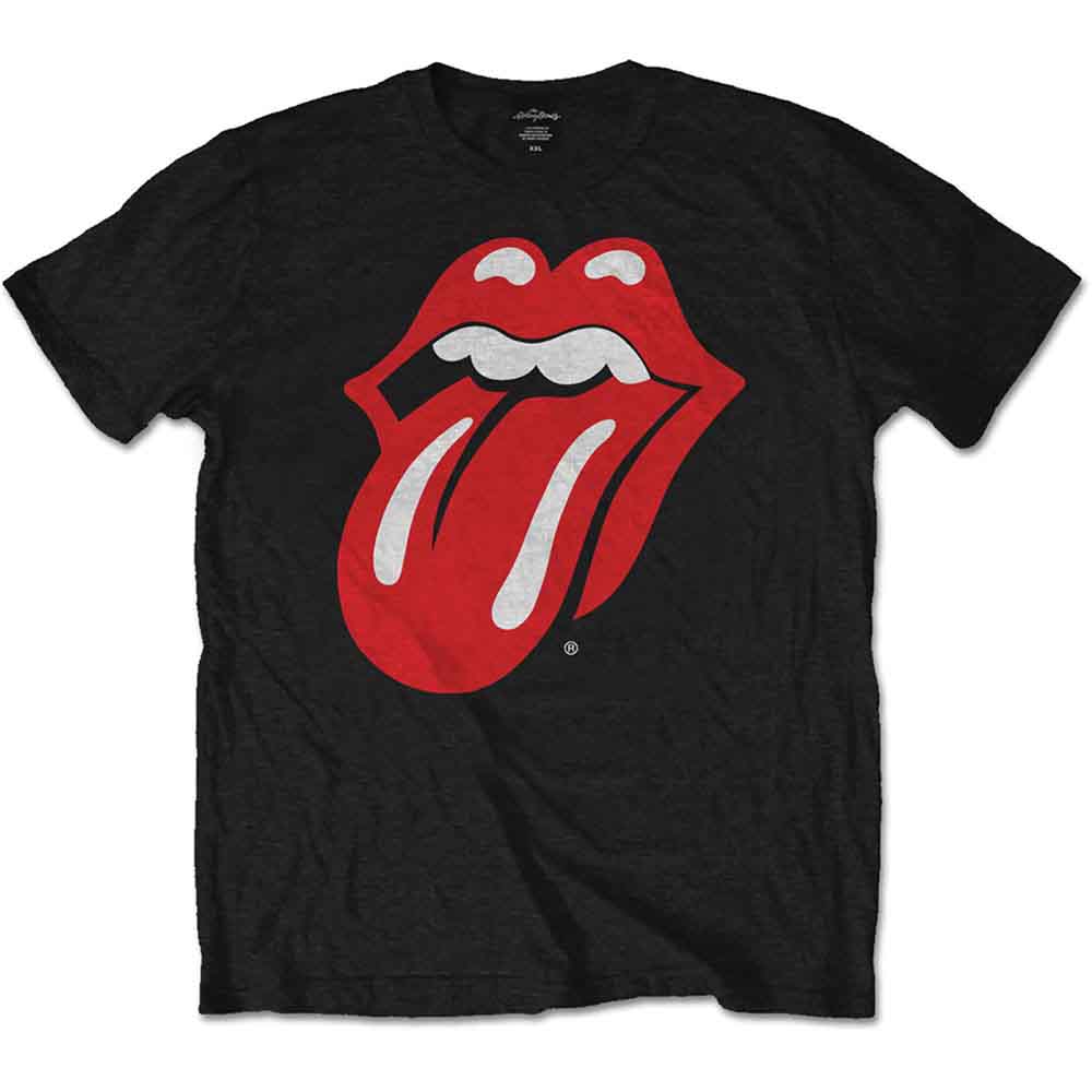 The Rolling Stones Men's T-Shirt Classic Tongue Black (XXL)