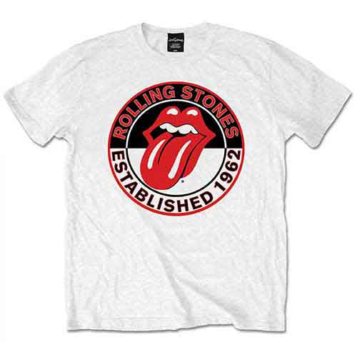 The Rolling Stones Unisex T-Shirt Est. 1962 White (XXXXXL)